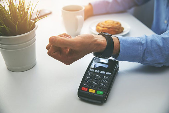 contactless payment with smart watch