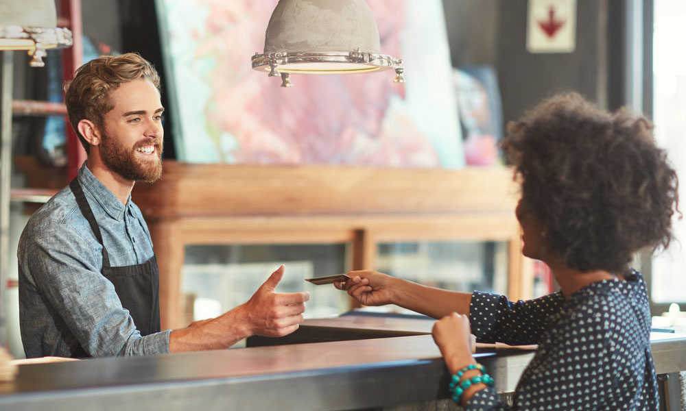 Making a payment on a smart device